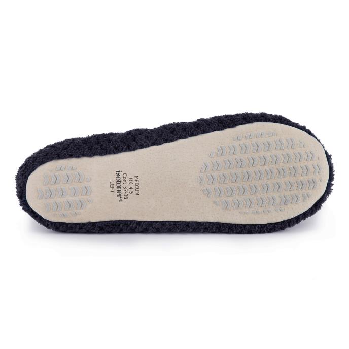 Isotoner® Ladies Popcorn Ballet Slippers Black Extra Image 5
